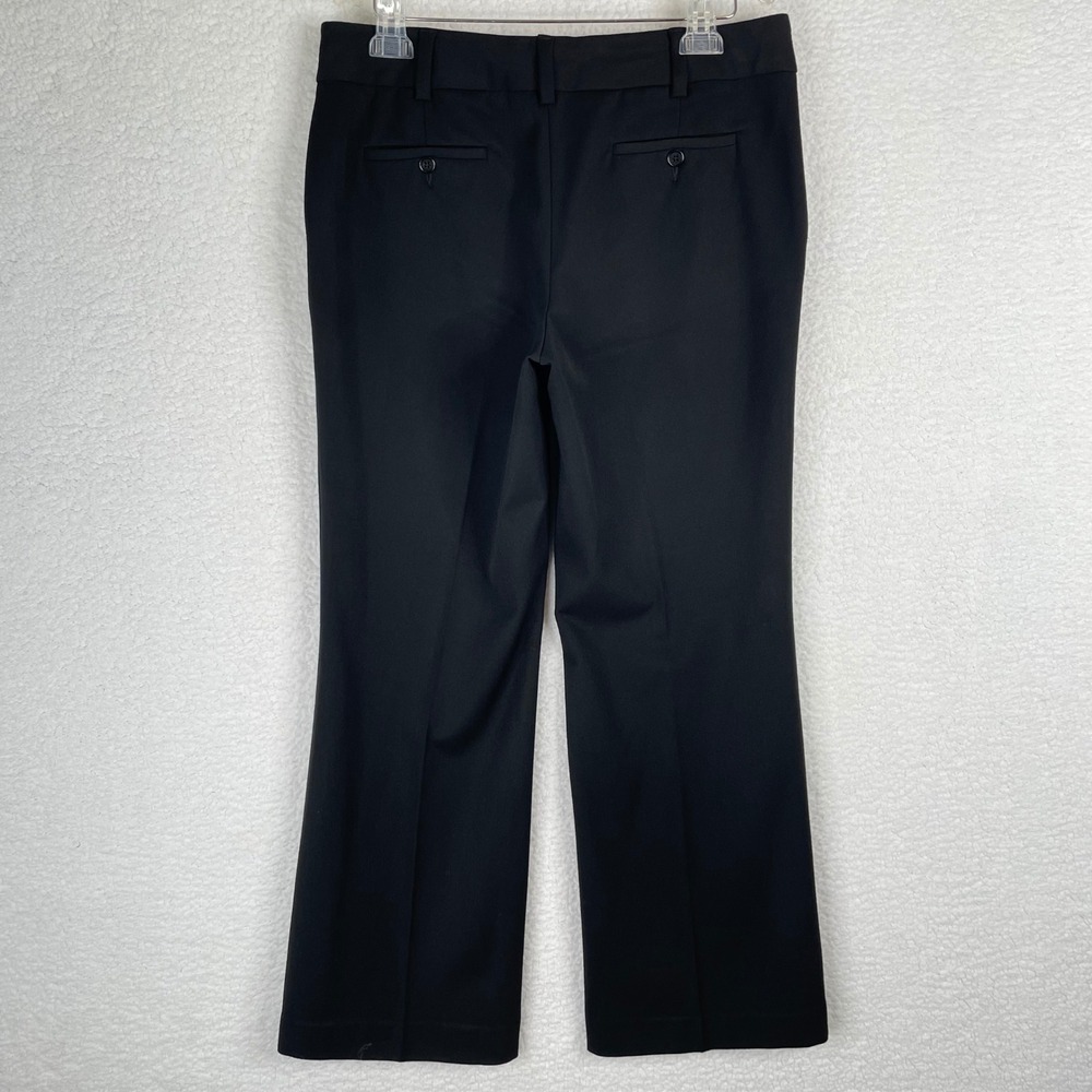 Talbots Signature Womens Black Straight Leg Dress Pants Size 10 Stretch Workwear - Picture 9 of 10